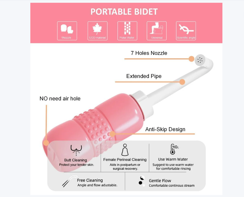 Portable Travel Bidet Sprayer - Hajj Umrah Essential 🚿