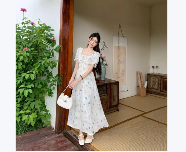 New High-end Chiffon First-love Dress For Seaside Vacations
